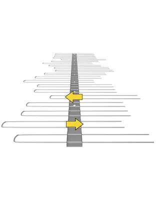 Edelstahlspitzen System 2, BASIC,1reihig SOLAR 130