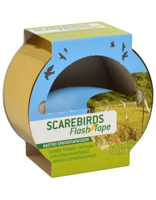 Scare-Tape Vogelabwehrband goldfarben